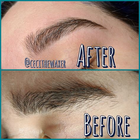 Before + After Eyebrow Waxing | Facial waxing, Waxed eyebrows, Body waxing