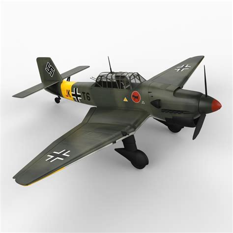 3d model junkers ju 87 stuka ju