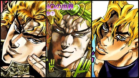 Dio in the manga (Part 1, 3, and 6) : StardustCrusaders