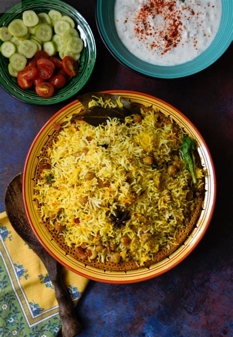 Chole Dum Biryani - Zero Oil - theroute2roots