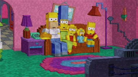 The Simpsons: Minecraft Couch Gag - YouTube