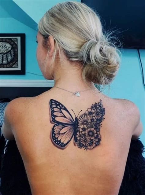 50 Beautiful Butterfly Back Tattoos And Their Meaning - Beautyhacks4all