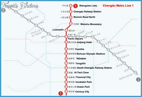 Chengdu Subway Map - TravelsFinders.Com