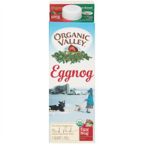 Organic Valley Eggnog, 1 qt - Fred Meyer