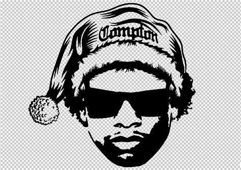 Eazy-e Santa SVG PNG NWA Eazy E Christmas Rapper Clipart We Want Easy ...