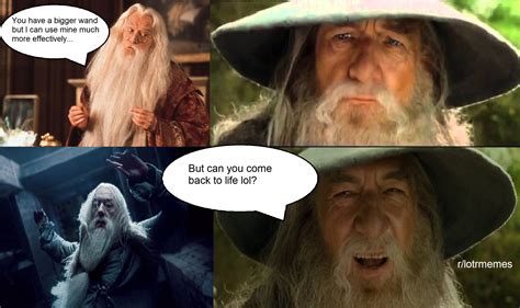 Gandalf is the coolest wizard : r/lotrmemes