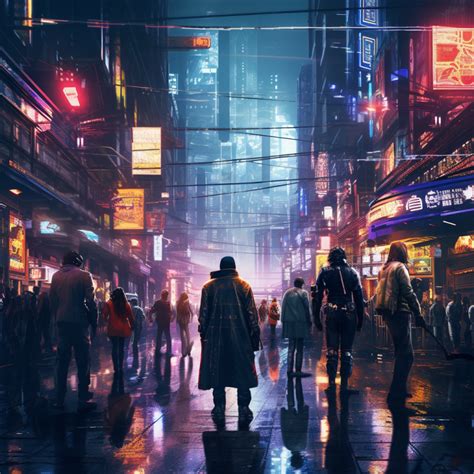 Cyberpunk street - Largest Oasis of Ai Art Free to Use