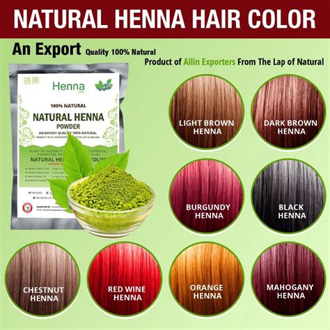 Free Shipping Organic Henna Hair dye/color 60 Grams For Men & Women 100 ...