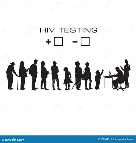 HIV Testing stock vector. Illustration of office, individual - 282362512