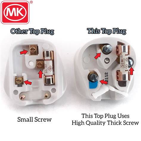 MK Super Heavy Duty 13A Plug Top Electrical Machinery Industrial And ...