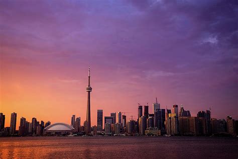 Toronto City Skyline at Sunset Photograph by Ian Good | Fine Art America