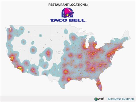 businessinsider: These maps show how 15 fast food... - Maps on the Web