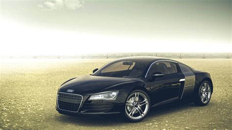 Download wallpaper 1920x1080 audi, r8, black, side view full hd, hdtv ...