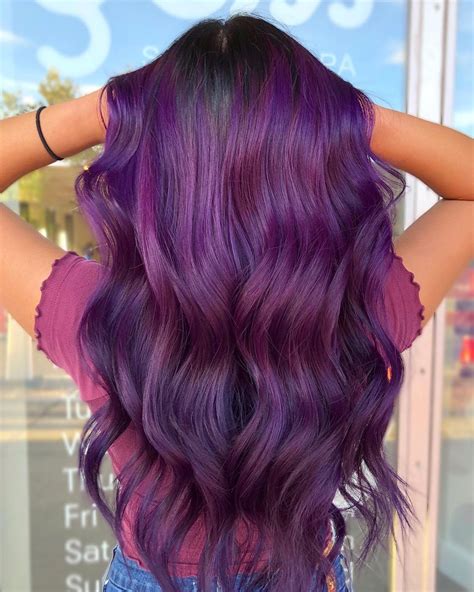 23 Purple Hair Color Ideas: Highlights, Ombre, and Streaks - Hello ...