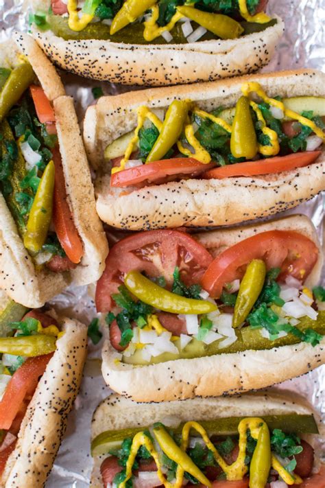 Chicago Style Hot Dogs | Carolyn's Cooking