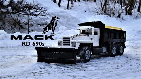 Lego Technic RC Snow Plow Truck Mack RD 690s - YouTube