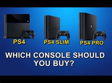 PS4 vs PS4 Slim vs PS4 Pro - Which Console Should You Buy? 영상 및 연관 상품 - 샵픽