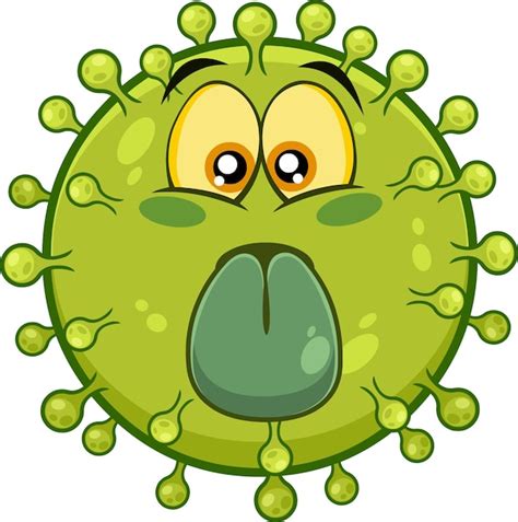 Premium Vector | Funny coronavirus covid19 cartoon emoji character ...