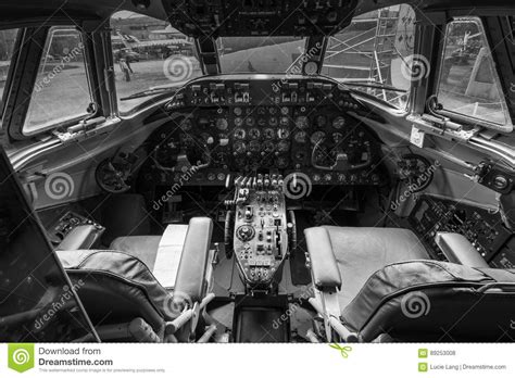 Vickers 806 Viscount Airplane Interior. Editorial Stock Photo - Image ...