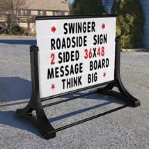 Portable Roadside Letterboard Sign | Road Side Billboard | Signage