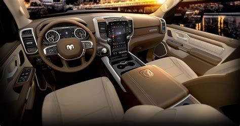 2019 Ram 1500 Laramie – Mountain Brown Interior - AutoMedia