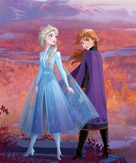 Elsa Anna Frozen 2 Characters - Anna Ly Kleurplaten