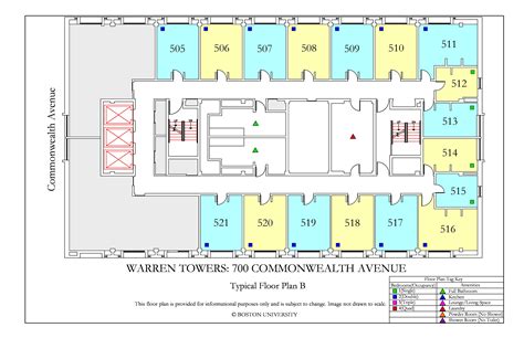 Warren Towers Floor Plans » Housing | Boston University