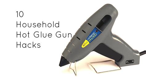 10 Household Hot Glue Gun Hacks - YouTube