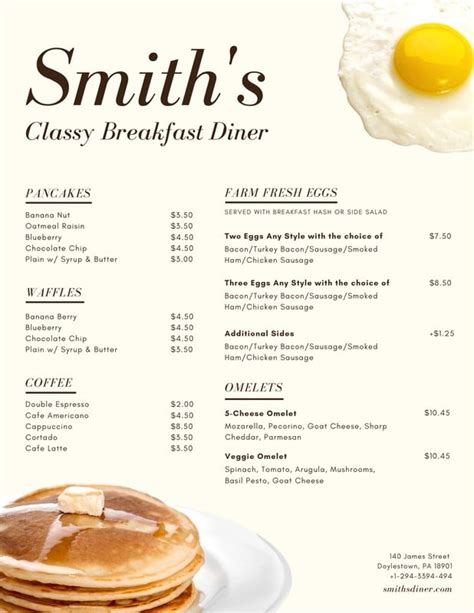 Customize 218+ Breakfast Menus Templates Online - Canva