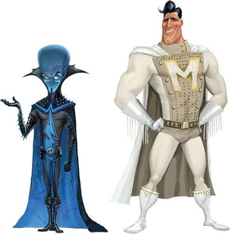 Megamind and Metro Man concept art from "Megamind" | Personajes ...