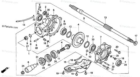 Honda ATV 2000 OEM Parts Diagram for Final Driven Gear | Partzilla.com