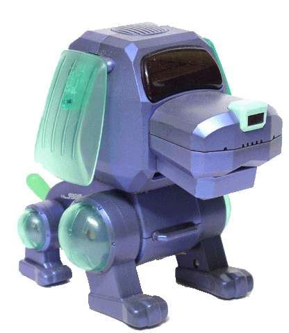 blue robot dog toy - Penni Neely