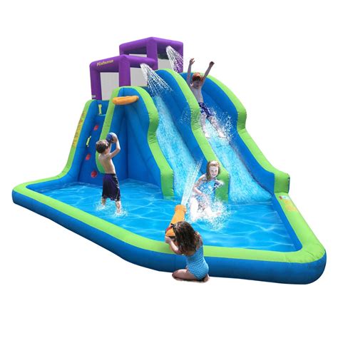 Backyard Water Slide Inflatable : MagicTimeInternational Triple River ...