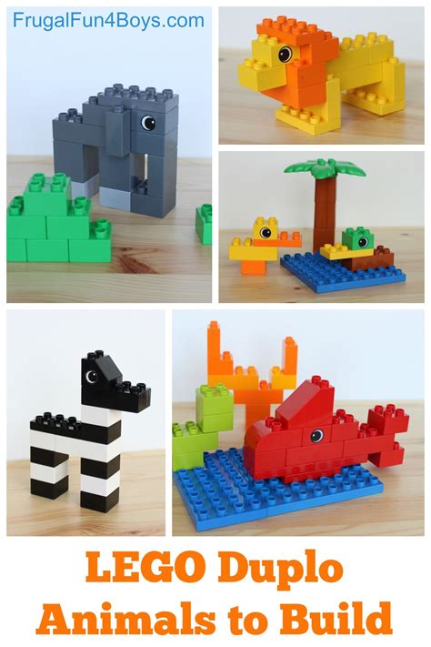 LEGO Duplo Animals to Build - Frugal Fun For Boys and Girls | Lego ...