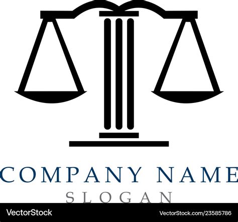 Lawyer logo Royalty Free Vector Image - VectorStock