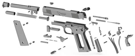 1911 Exploded View Diagram