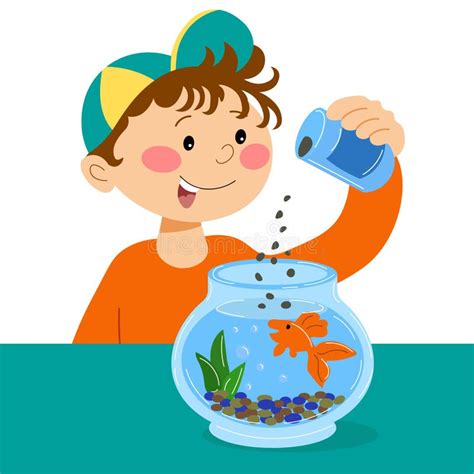 Feeding Fish Clipart