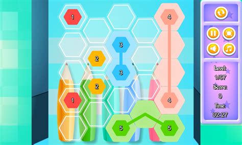 🕹️ Play Hex Stream Game: Free Online Hexagon Spatial Puzzle Video Game ...