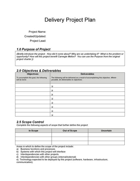 48 Professional Project Plan Templates [Excel, Word, PDF] ᐅ TemplateLab