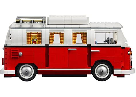 LEGO Creator Volkswagen T1 Camper Set 10220 (1332 Piece) Red - US