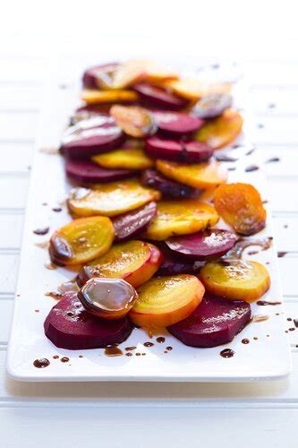 Roasted Red And Yellow Beets With Balsamic Glaze - HotelTalk - For ...