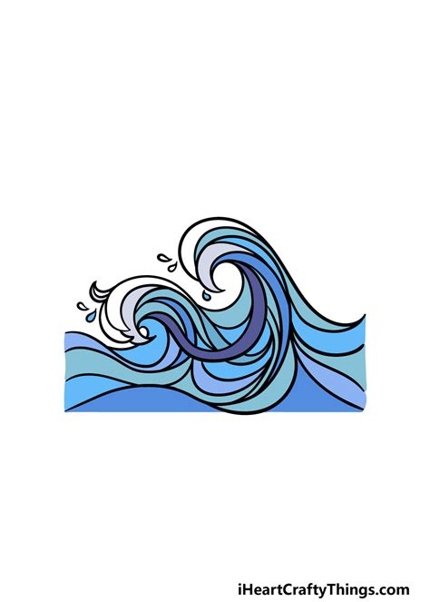 How to Draw Ocean Waves Step by Step Easy - Roberts Conve2002