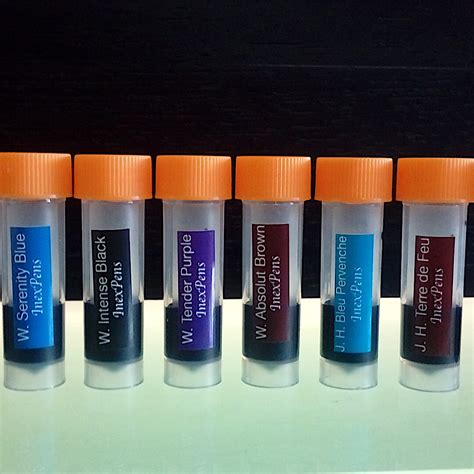 New Arrival: 9 Fountain Pen Ink Samples Package - InexPens