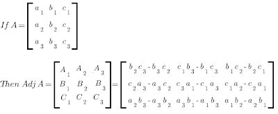 Define Adjoint of a Matrix