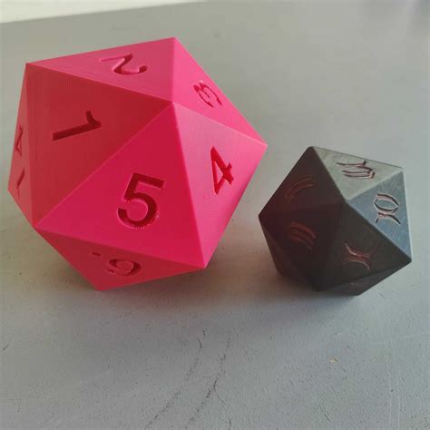 Free STL file 20 Sided dice - Blade2・3D print object to download・Cults