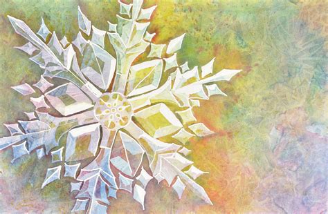 Watercolor Snowflake Step by Step · Sweetbriar Sisters | Painting ...