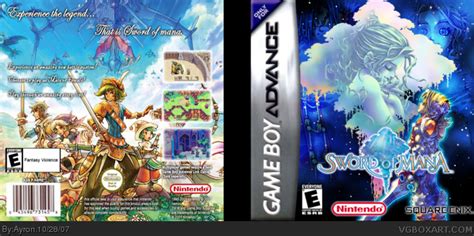 Sword of Mana Game Boy Advance Box Art Cover by Ayron