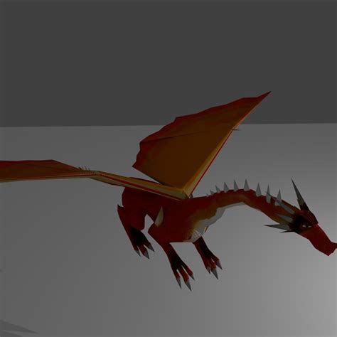 Dragon Skeletal Animation 3d Model