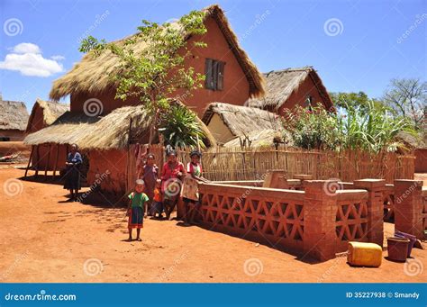 Village in madagascar editorial stock photo. Image of color - 35227938