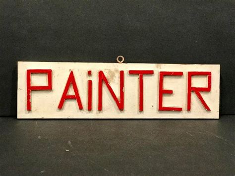 Painter Sign, 1940